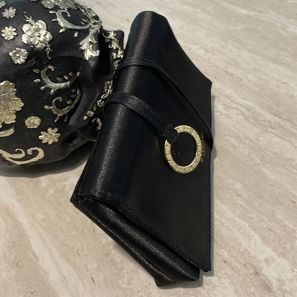 BVLGARI Parfums Black Satin Clutch - Picture 3 of 7